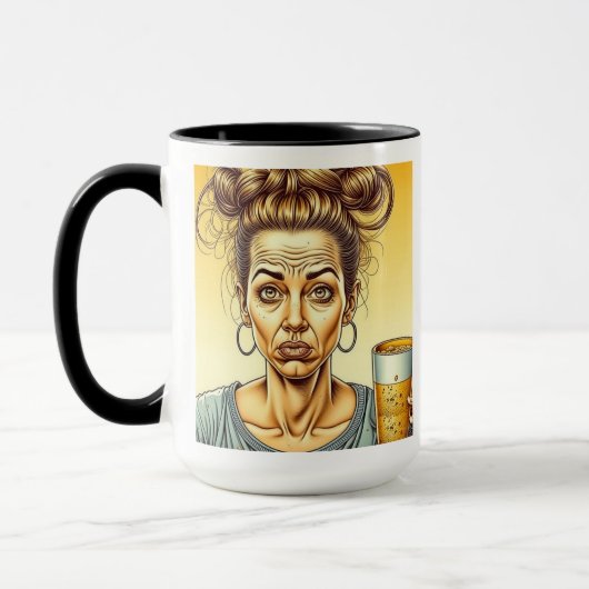 Mug La caféine est bonne, la bière est meilleure (Gauche)