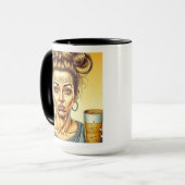 Mug La caféine est bonne, la bière est meilleure (Devant gauche)