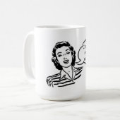 Mug La caféine est indispensable à la prise de soin (Devant gauche)