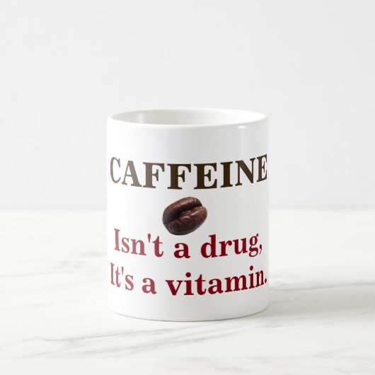 Mug La caféine n'est pas une drogue (Centre)