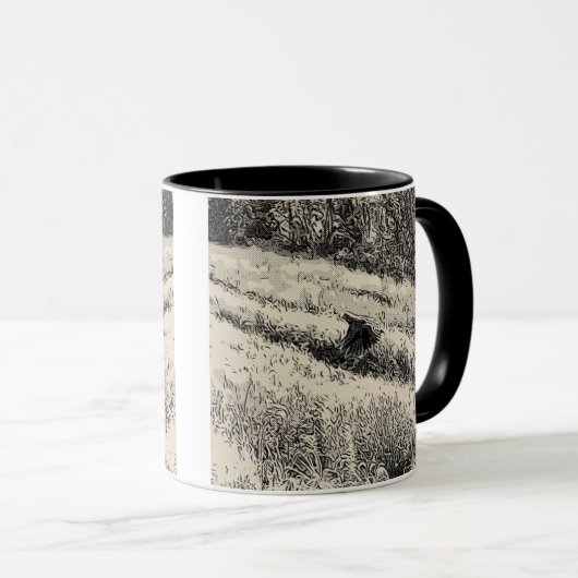 Mug La caille en vol ! ! (Devant droit)