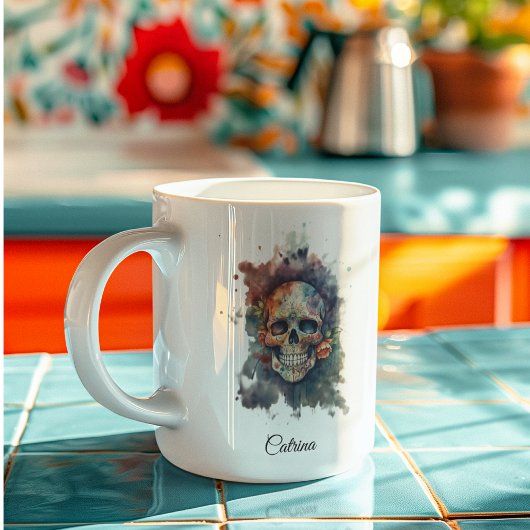 Mug La Calavera Hermosa, sur mesure