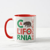 Mug La Californie avec le logo d'ours gris (Gauche)
