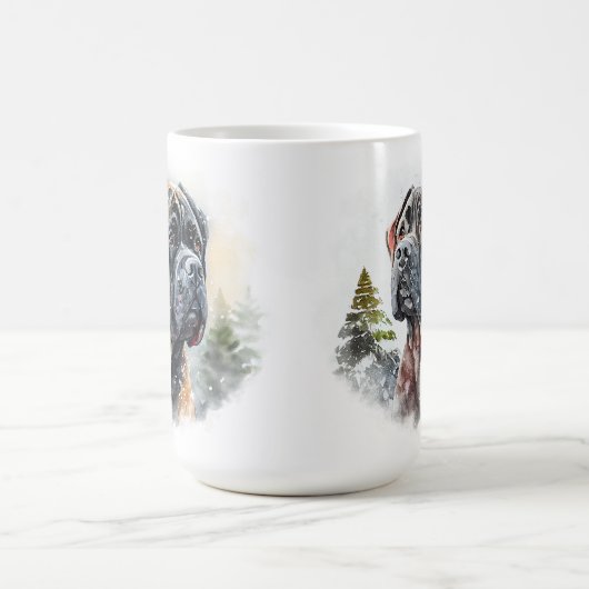 MUG LA CANNE D'HIVER NEIGE CORSO DOG FACE (Centre)