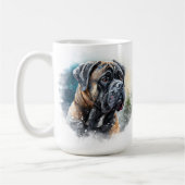 MUG LA CANNE D'HIVER NEIGE CORSO DOG FACE (Gauche)