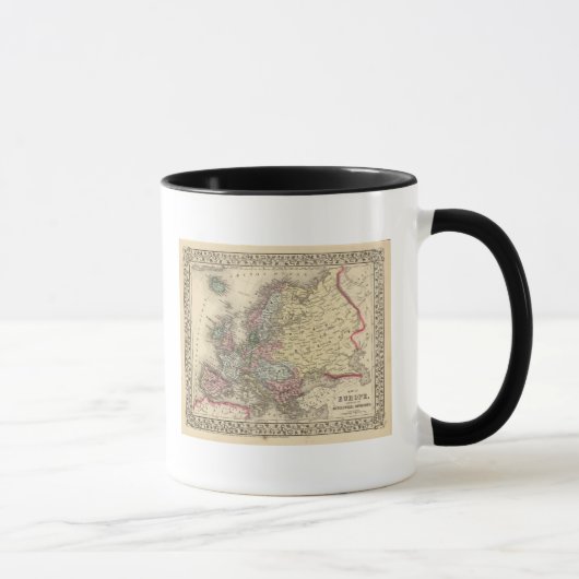 Mug La carte de l'Europe par Mitchell (Droite)