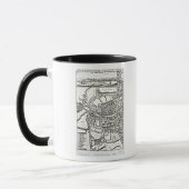 Mug La carte de Loggan d'Oxford, feuille orientale (Gauche)