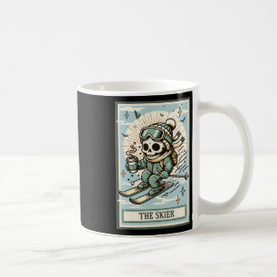 Mug La carte de squelette de skieur cadeau de ski Sais