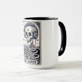 Mug La Carte de Tarot du Squelette de Joueur (Devant droit)