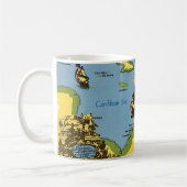 Mug La carte des Antilles  (Gauche)