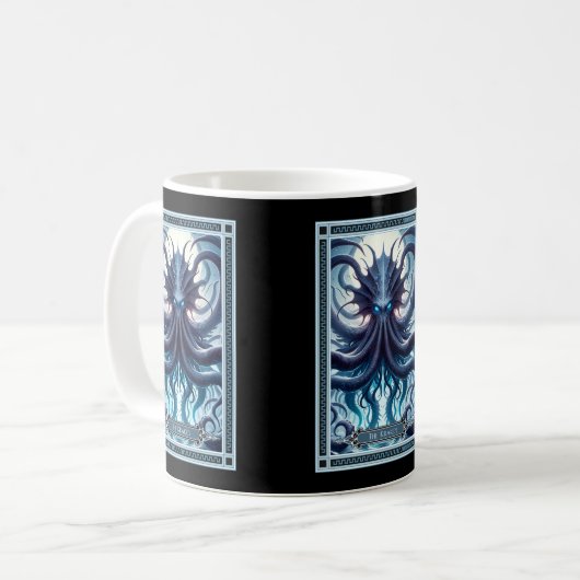 Mug La carte Kraken Tarot (Devant gauche)