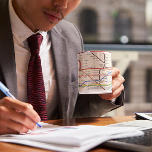 Mug La carte métro de Londres