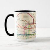 Mug La carte métro de Londres (Gauche)
