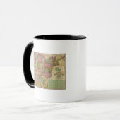 Mug La carte nationale de Mitchell de la République am (Devant gauche)