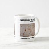 Mug La Carte N'Est Pas Le Territoire Salviati Planisph (Devant droit)