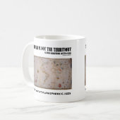 Mug La Carte N'Est Pas Le Territoire Salviati Planisph (Devant gauche)