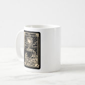 Mug La carte tarot café sombre académicien (Devant gauche)