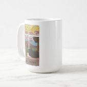 Mug La Carte Tarot Chat Lovers (Devant gauche)