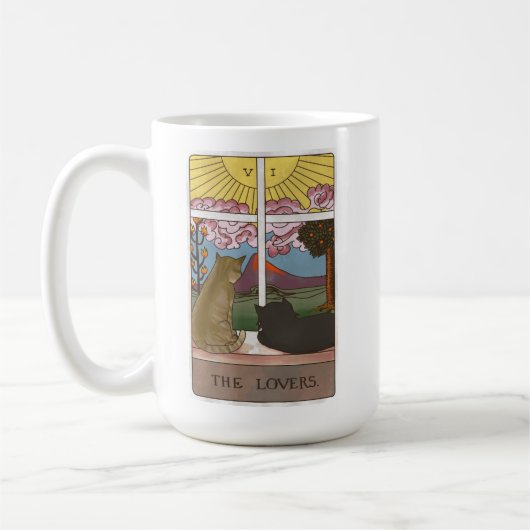 Mug La Carte Tarot Chat Lovers (Gauche)