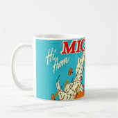 Mug La carte Vintage du Michigan's Wonderland (Gauche)