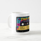 Mug La cassette rétro des années 80 "The Dad Mix" (Devant gauche)
