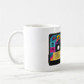 Mug La cassette rétro des années 80 "The Dad Mix" (Gauche)