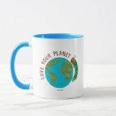 Mug La Caterpillar très affamée Aimez votre planète (Gauche)