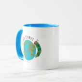 Mug La Caterpillar très affamée Aimez votre planète (Devant gauche)