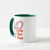 Mug La Caterpillar Très Affamée | AMOUR (Devant gauche)