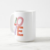 Mug La Caterpillar Très Affamée | AMOUR (Devant gauche)