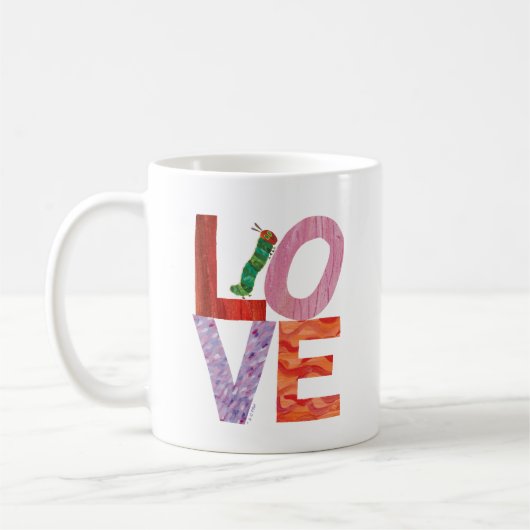 Mug La Caterpillar Très Affamée | AMOUR (Gauche)