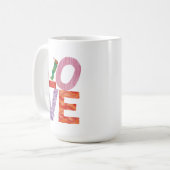 Mug La Caterpillar Très Affamée | AMOUR (Devant gauche)
