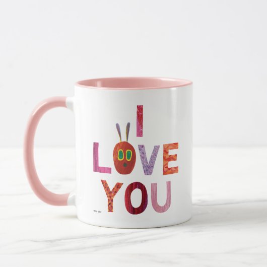 Mug La Caterpillar Très Affamée | Je t'aime (Gauche)