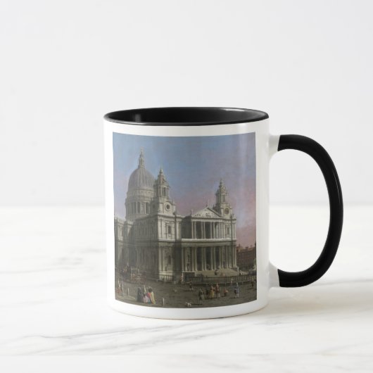 Mug La cathédrale de St Paul, 1754 (huile sur la (Droite)
