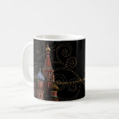 Mug La cathédrale russe de Moscou Saint-Basile, le caf (Devant gauche)