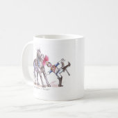 Mug La cavalerie de ménage attaquent la bande dessinée (Devant gauche)