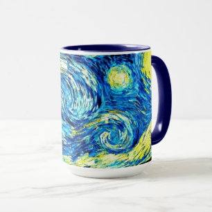Mug La célèbre peinture de Van Gogh, Nuit étoilée