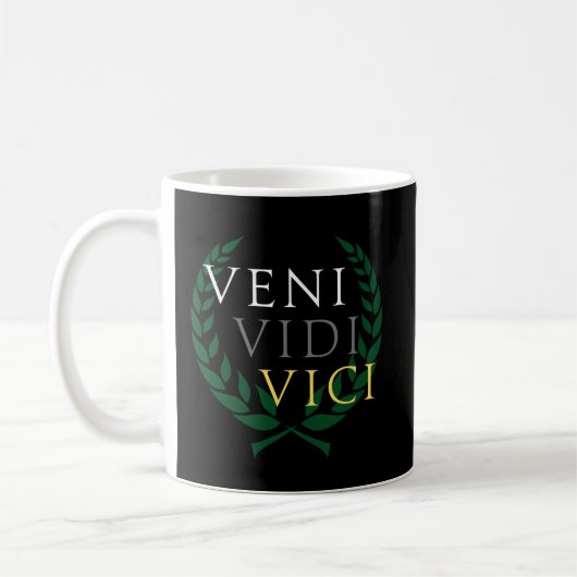 Mug La célèbre "Veni Vidi Vici" de Julius César (Gauche)