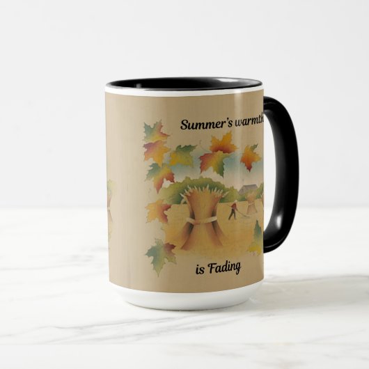 Mug La chaleur estivale s'estompe (Devant droit)