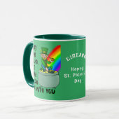 Mug La chance de la coutume irlandaise St Patrick's Mu (Devant gauche)