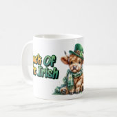 Mug La Chance De La Vache Des Highlands Irlandais (Devant gauche)