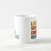 Mug La chance. Travailler sous une connaissance curieu (Centre)