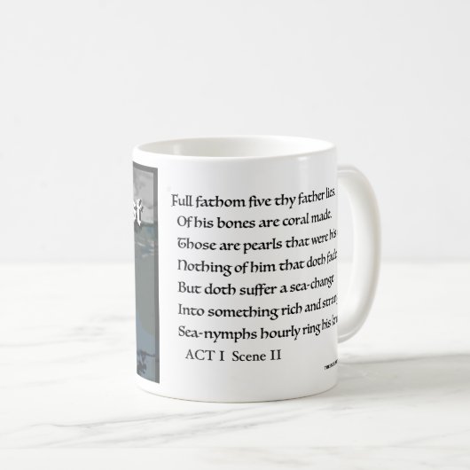 Mug La chanson d'Ariel de tempête (Devant droit)