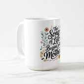 Mug La chanson de la vie commence avec Maman (Devant gauche)