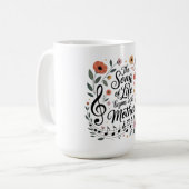 Mug La Chanson De La Vie Commence Avec Mère (Devant gauche)