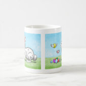 Mug La chasse aux œufs du lapin de Pâques (Centre)