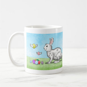 Mug La chasse aux œufs du lapin de Pâques