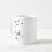Mug La chasse personnalisée, c'est la vie (Devant gauche)