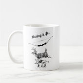 Mug La chasse personnalisée, c'est la vie 3 (Gauche)