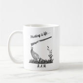 Mug La chasse personnalisée, c'est la vie 4 (Gauche)